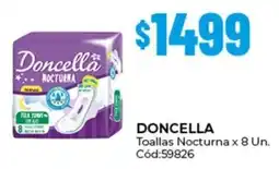 Diarco Doncella toallas nocturna oferta