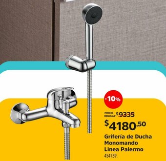 Easy Griferia De Ducha Monomando Linea Palermo oferta