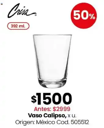 Crisa vaso calipso