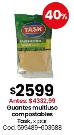 Coto Task guantes multiuso compostables oferta