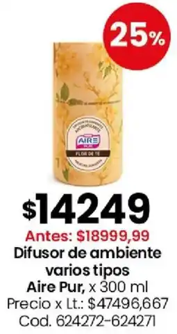 Coto Aire pur difusor de ambiente varios tipos oferta