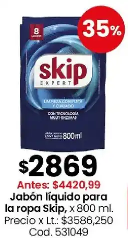Coto Skip jabón líquido para la ropa oferta