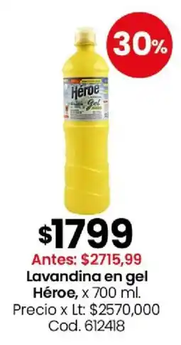 Coto Héroe lavandina en gel oferta