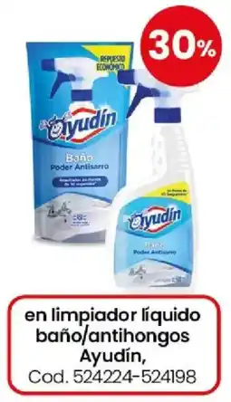 Coto Ayudín en limpiador líquido baño/antihongos oferta