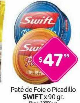 Cordiez Paté De Foie De Picadillo Swift oferta