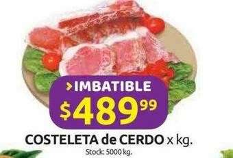 Cordiez Costeleta De Cerdo oferta