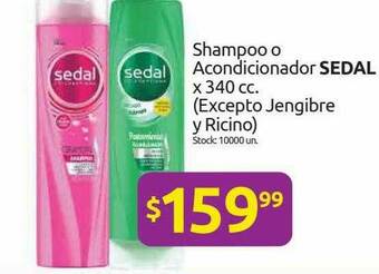Cordiez Shampoo O Acondicionador Sedal oferta