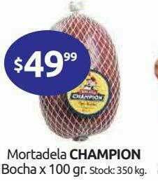 Cordiez Mortadela Champion Bocha oferta