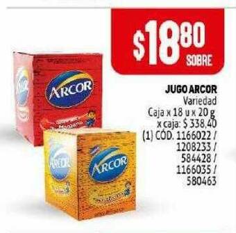 Makro Jugo Arcor oferta