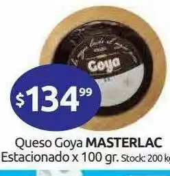 Cordiez Queso Goya Masterlac Estacionado oferta