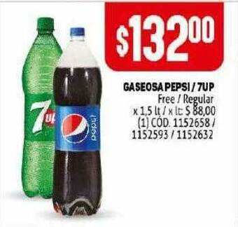 Makro Gaseosa Pepsi 7up oferta