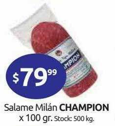 Cordiez Salame Milán Champion oferta