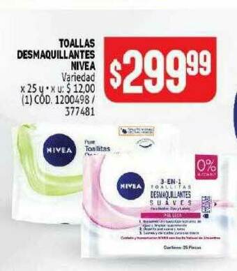 Makro Toallas Desmaquillantes Nivea oferta