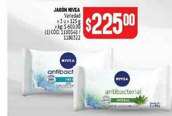 Makro Jabón Nivea oferta