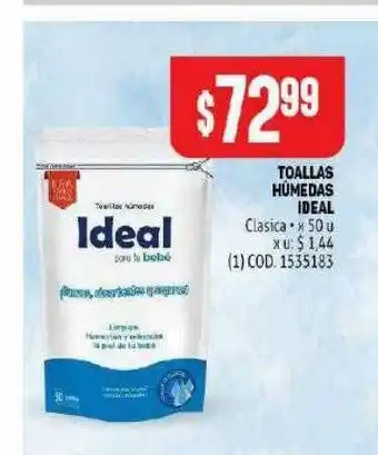 Makro Toallas Húmedas Ideal Clasica oferta