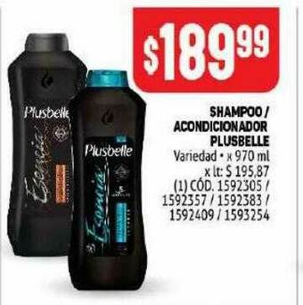 Makro Shampoo Acondicionador Plusbelle oferta