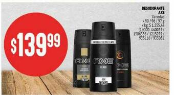 Makro Desodorante Axe oferta