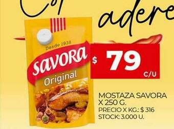 Supermercados DIA Mostaza Savora oferta