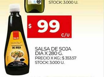 Supermercados DIA Salsa De Soja Dia oferta