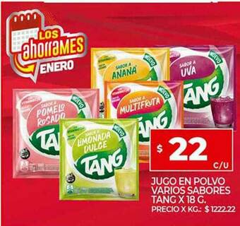 Supermercados DIA Jugo En Polvo Varios Sabores Tang oferta