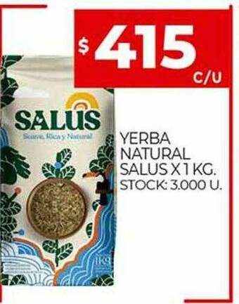 Supermercados DIA Yerba Natural Salus oferta