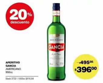 Atomo Conviene Aperitivo Gancia Americano 950cc oferta