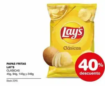 Atomo Conviene Papas Fritas Lay's Clásicas 45 g oferta