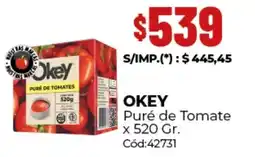 Diarco Okey puré de tomate oferta