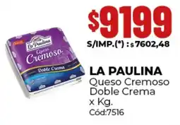 Diarco La paulina queso cremoso doble crema oferta