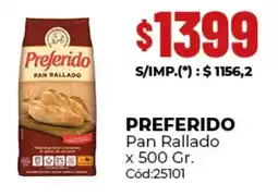 Diarco Preferido pan rallado oferta
