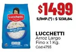 Diarco Lucchetti arroz largo fino oferta
