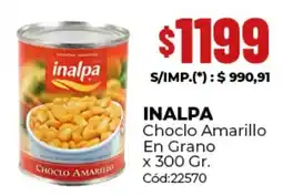 Diarco Inalpa choclo amarillo en grano oferta