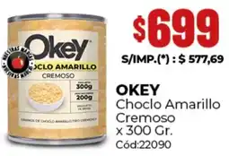 Diarco Okey choclo amarillo cremoso oferta