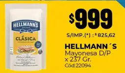 Diarco Hellmann's mayonesa d/p oferta
