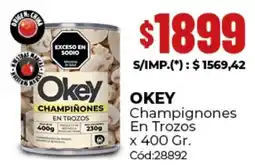 Diarco Okey champignones en trozos oferta
