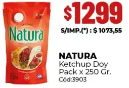 Diarco Natura ketchup doy pack oferta