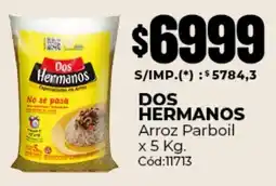 Diarco Dos hermanos arroz parboil oferta
