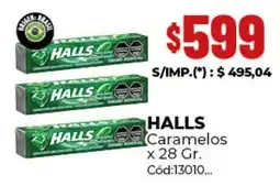 Diarco Halls caramelos oferta
