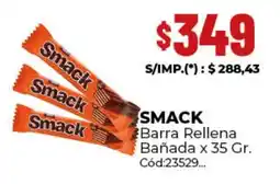 Diarco Smack barra rellena bañada oferta