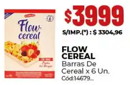 Diarco Flow cereal barras de cereal oferta