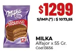 Diarco Milka alfajor oferta