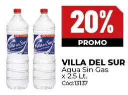 Diarco Villa del sur aqua sin gas oferta