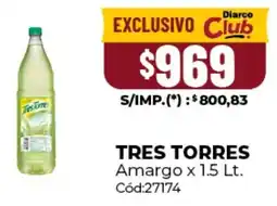 Diarco Tres torres amargo oferta