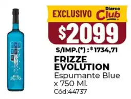 Diarco Frizze evolution espumante blue oferta