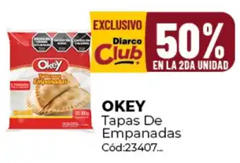 Diarco Okey tapas de empanadas oferta