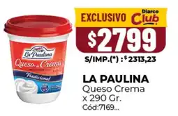 Diarco La paulina queso crema oferta