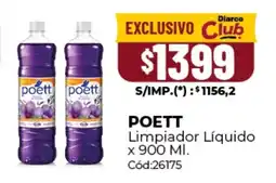 Diarco Poett limpiador líquido oferta