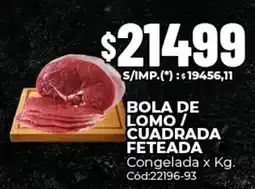 Diarco Bola de lomo/ cuadrada feteada congelada oferta