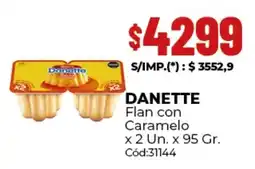 Diarco Danette flan con caramelo oferta