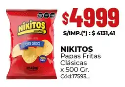 Diarco Nikitos papas fritas clásicas oferta
